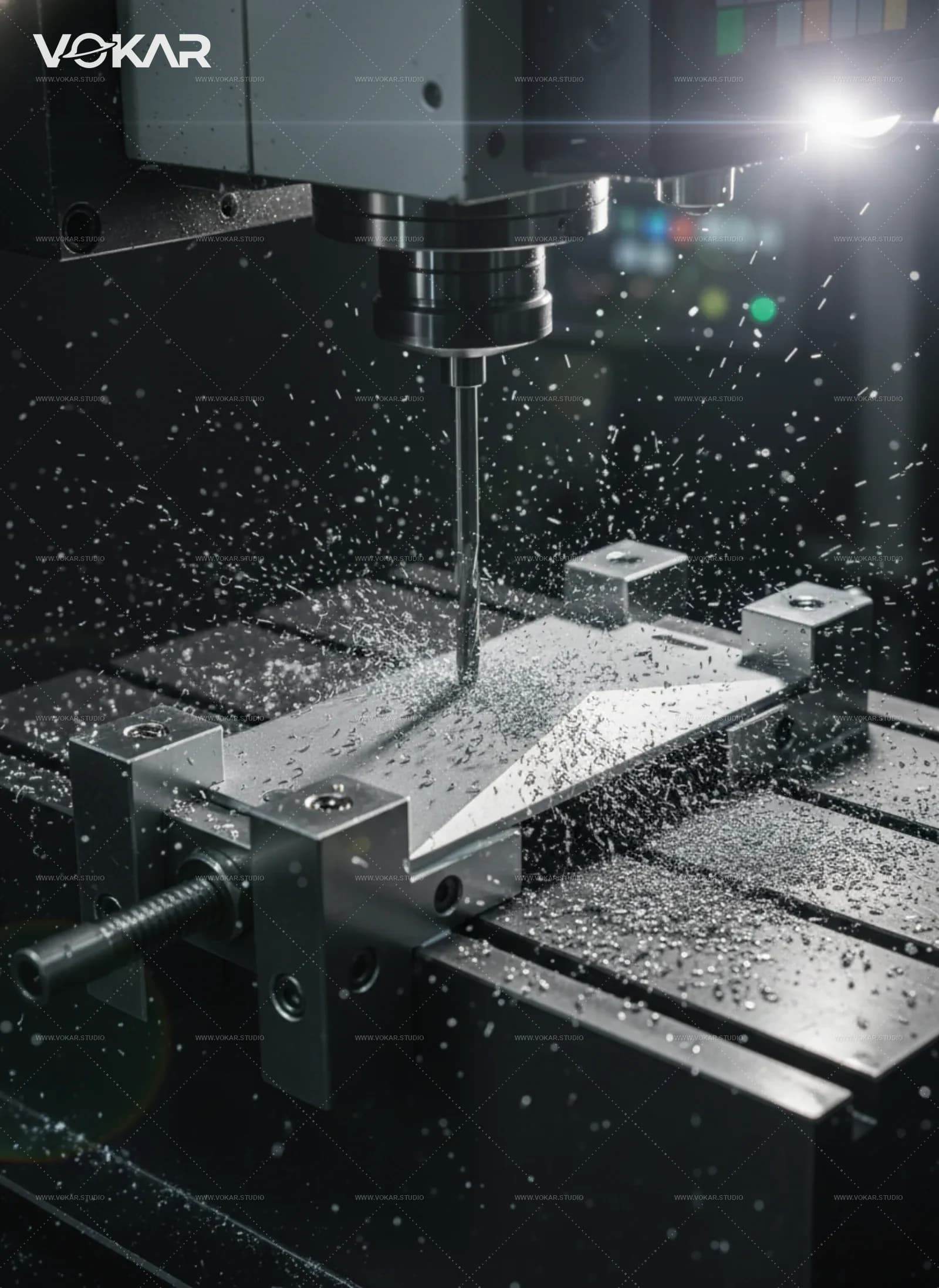 CNC milling process